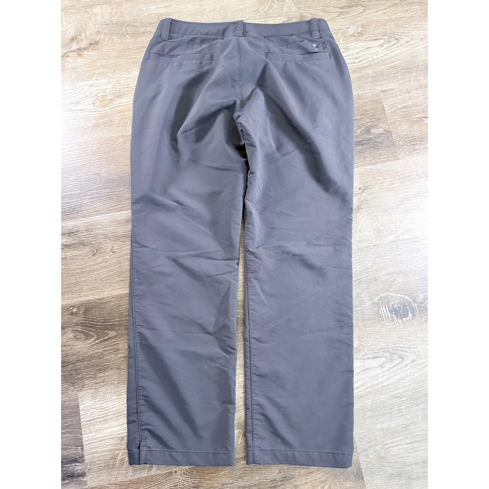 Under Armour Mens Match Play Golf Pants Black Straight Leg 34x30 Performance - Picture 3 of 9